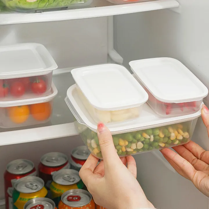 Set of 4 Refrigerator Food Storage Box, Transparent Refrigerator Food Storage Box, Multi Use Fridge Fruit Vegetable Storage Box Set of 4 Refrigerator Food Storage Box, Transparent Refrigerator Food Storage Box, Multi Use Fridge Fruit Vegetable Storage Box